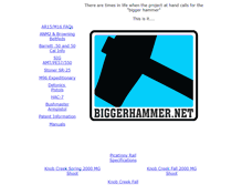 Tablet Screenshot of biggerhammer.net